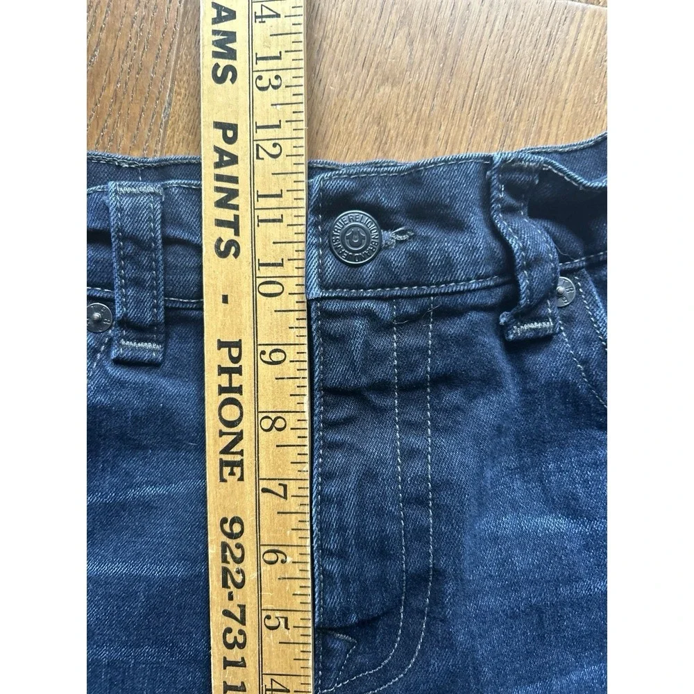 True Religion Geno Big T Flap Pocket Relaxed Slim Fit Jeans Men's Size 36x32.5